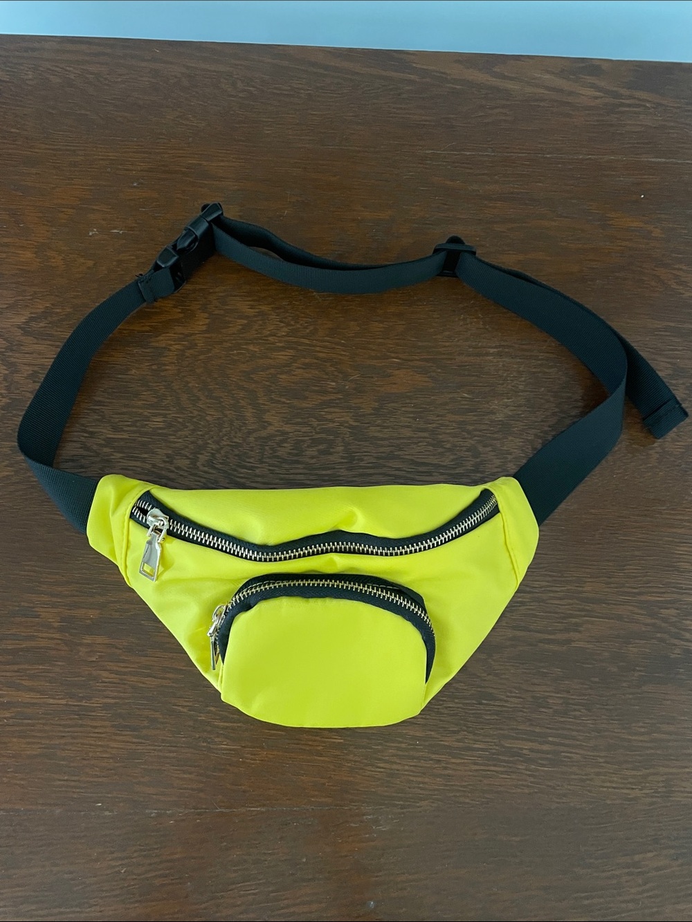 Bright Yellow  Waist Bag - adjustable  Belt never used - unisex